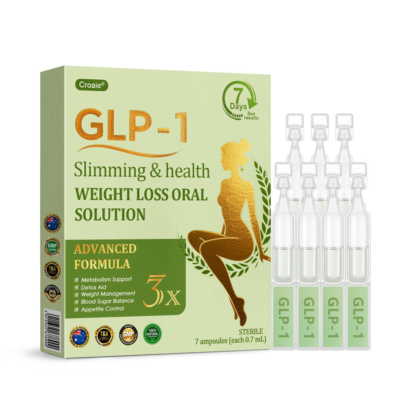 Official Store | 👨⚕️💜Croaie® GLP-1 Weight Loss Drops – 60% OFF Today Clinically Inspired Formula for Obesity, Diabetes, Heart Health, Sleep Apnea & More Powered by GLP-1 Peptides · NAD+ · NMN · Moringa · White Kidney Bean 💜